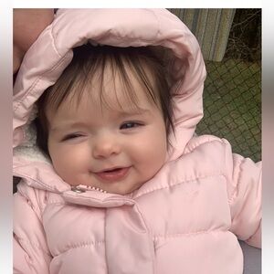 Gap Pink Baby Puffer Jacket